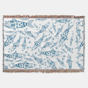 Portugiesisch Lissabon Sardines Pattern Azulejos W Decke