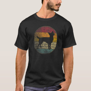 Portugiesisch Podengo Dog Retro Style Vintager 80e T-Shirt