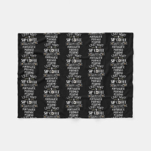 Portugiesisch Podengo Pequeno Geschenk Sift Kaffee Fleecedecke