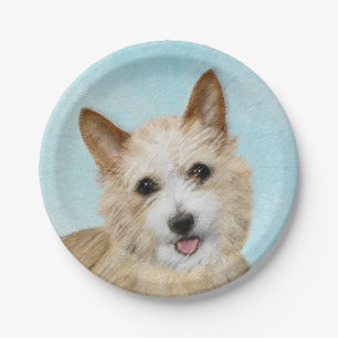 Portugiesisch Podengo Pequeno Malerei - Originelle Pappteller