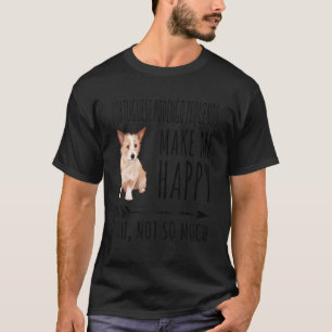 Portugiesisch Podengo Pequenos machen mich glückli T-Shirt