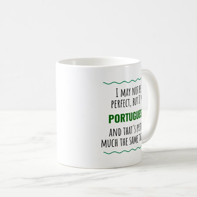 Portugiesisch Portugal Geschenk Idee Kaffee Tasse (VorderseiteRechts)