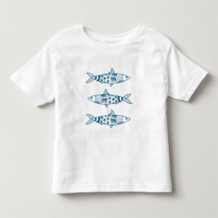 Portugiesisch Sardines Pattern Azulejos Kleinkind T-shirt