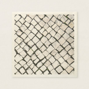 Portugiesisch Sidewalk / Calçada Portuguesa Serviette