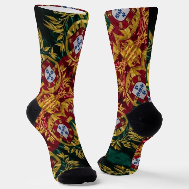 Portugiesisch Socken (Gewinkelt)