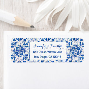 Portugiesisch Tiles Mediterranean Blue Wedding