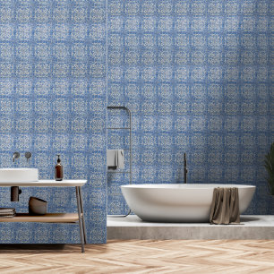 Portugiesisch Tiles Vintag Azulejos Blue White Tapete