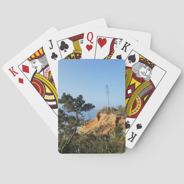 Portugiesische Algarve-Küste Spielkarten (Rückseite)
