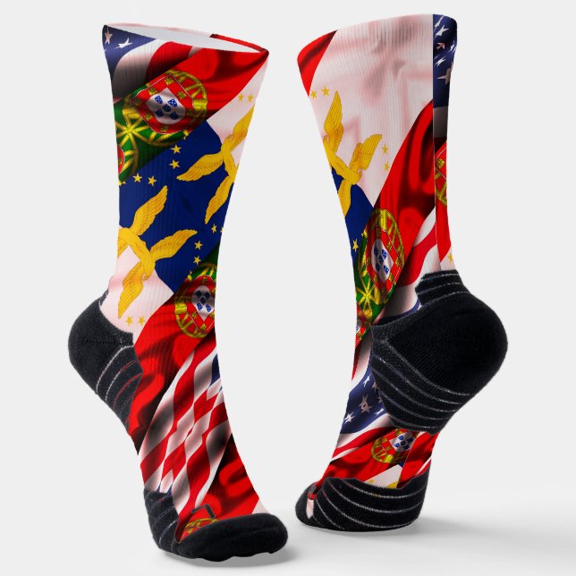 Portugiesische Amerikaner Socken (Gewinkelt)