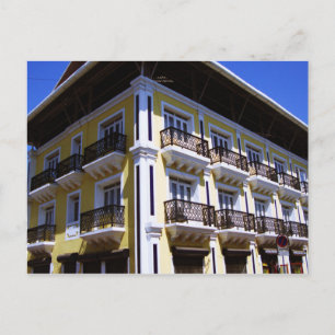 Portugiesische Architektur in Goa Indien Postkarte