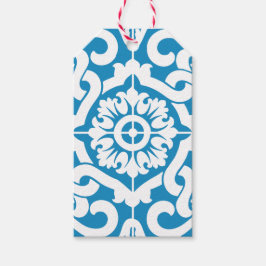 Portugiesische blaue Fliesen 1 Geschenkanhänger