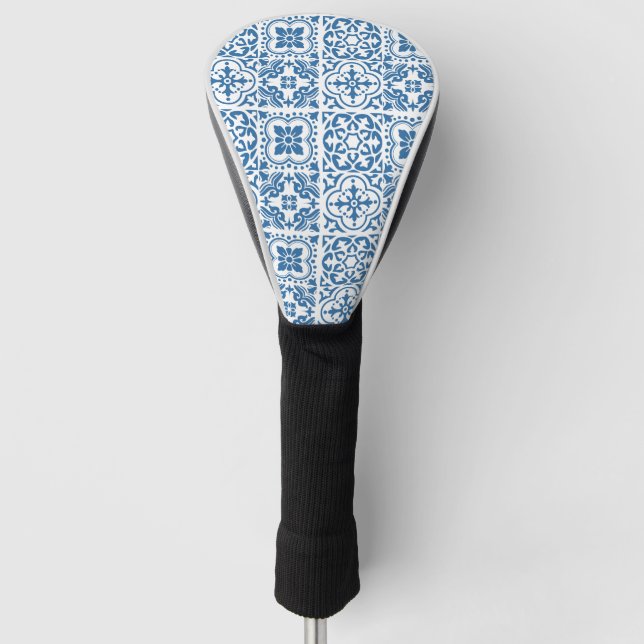 Portugiesische blaue Fliesen 2 Golf Headcover (Vorderseite)