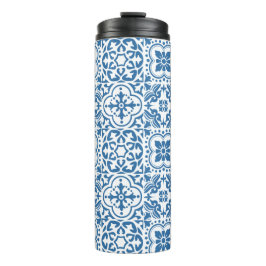 Portugiesische blaue Fliesen 2 Thermosbecher
