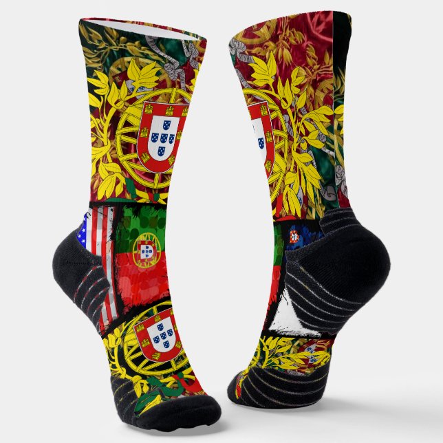Portugiesische Crew Socks Socken (Gewinkelt)