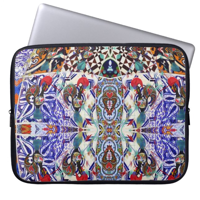 Portugiesische Designs Electronics Bag Laptopschutzhülle (Vorderseite)