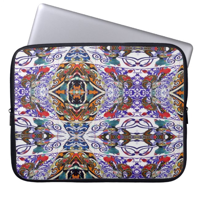 Portugiesische Designs Electronics Bag Laptopschutzhülle (Vorderseite)