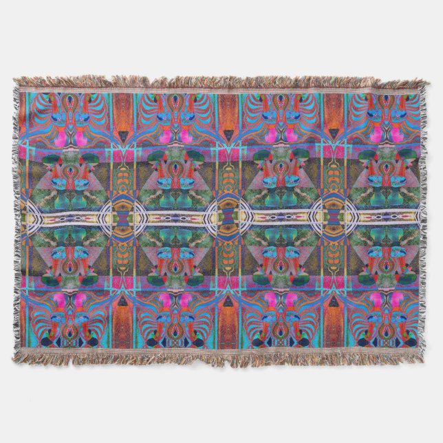 Portugiesische Designs Stretched Canvas Print Decke (Vorderseite)