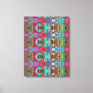 Portugiesische Designs Stretched Canvas Print Leinwanddruck