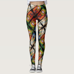 Portugiesische Entwürfe Leggings