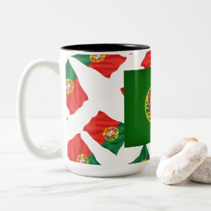 Portugiesische Entwürfe Zweifarbige Tasse