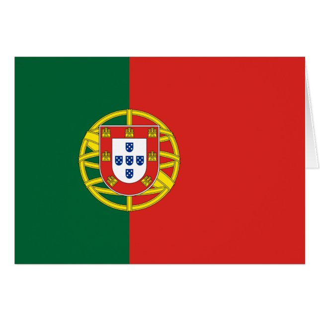 Portugiesische Flagge (Vorderseite (Horizontal))