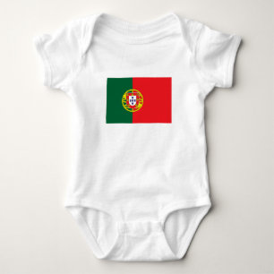 portugiesische Flagge Baby Strampler