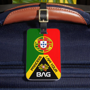 Portugiesische Flagge, Beutelmarken, Portugal / Pe Gepäckanhänger