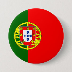 portugiesische Flagge Button