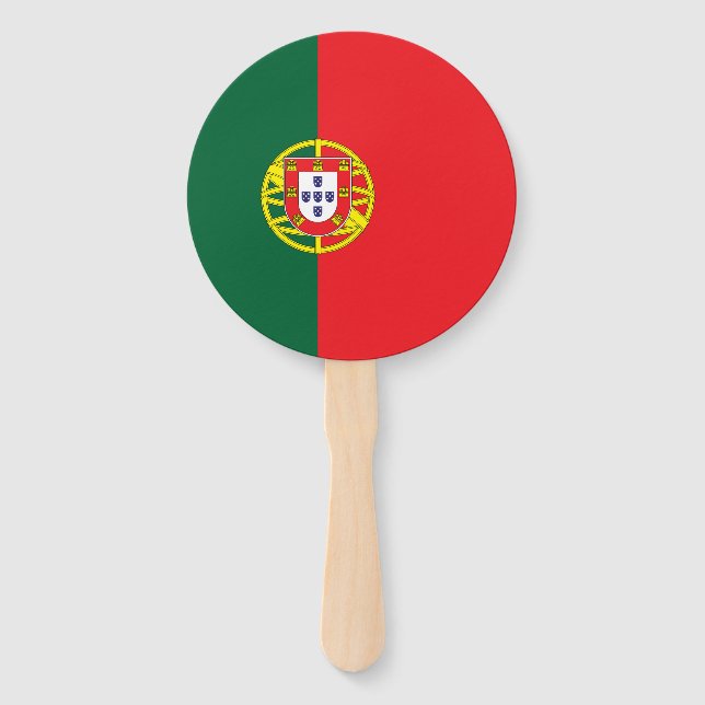 portugiesische Flagge Fächer (Vorderseite)