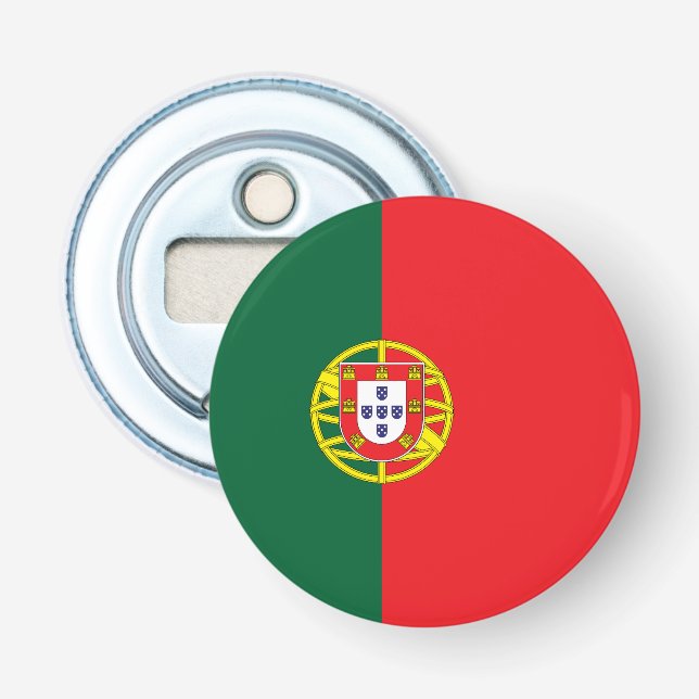 portugiesische Flagge Flaschenöffner (Vorderseite)
