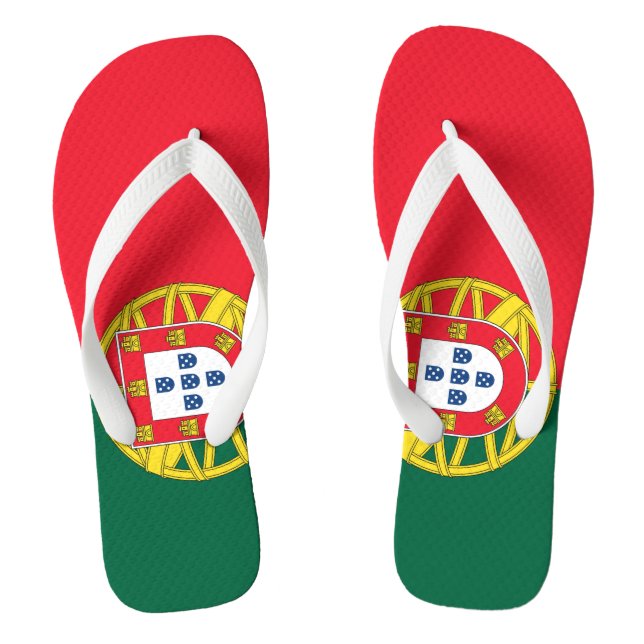 Portugiesische Flagge Flip Flops (Fußbett)