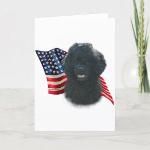 Portugiesische Flagge für den Hund Karte