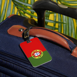 Portugiesische Flagge Gepäckanhänger