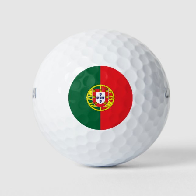 portugiesische Flagge Golfball (Vorderseite)