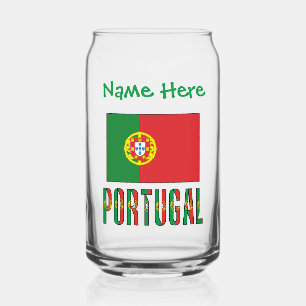 Portugiesische Flagge Grüne Persönlichkeit Dosenglas