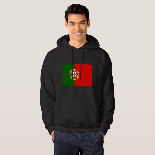  Portugiesische Flagge Hoodie (Vorne ganz)