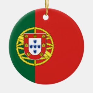 Portugiesische Flagge Keramik Ornament