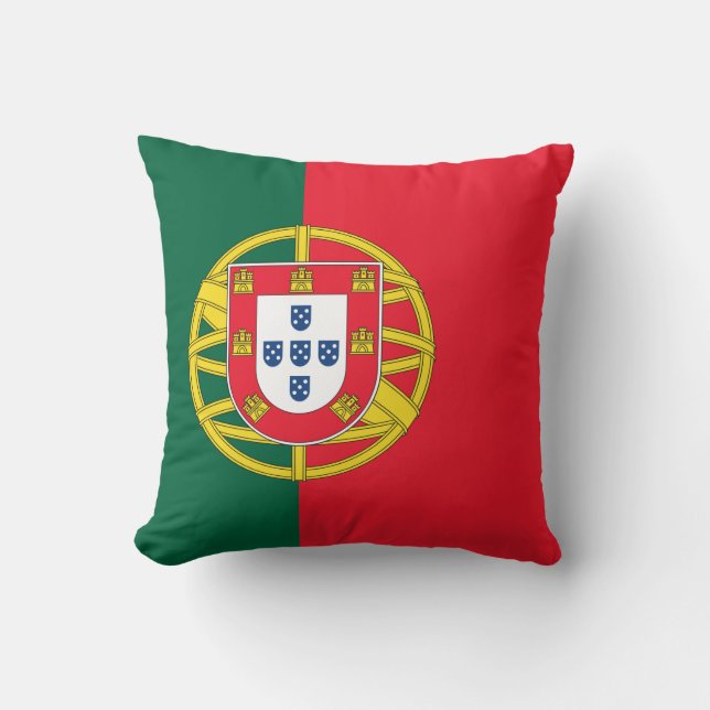 Portugiesische Flagge Kissen (Vorderseite)