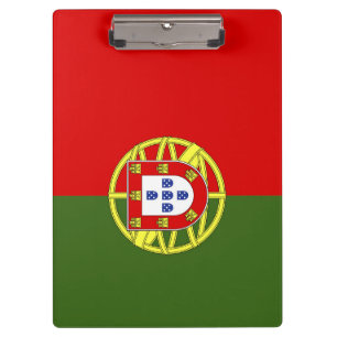 Portugiesische Flagge Klemmbrett