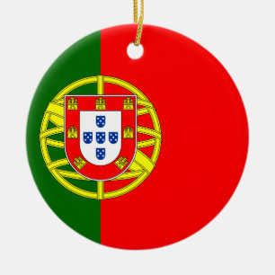 Portugiesische Flagge kundenspezifische Keramikornament