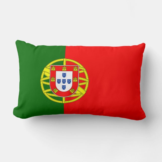 portugiesische Flagge Lendenkissen (Vorderseite)