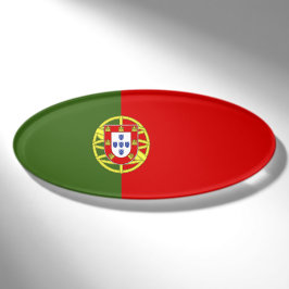 Portugiesische Flagge Namenschild