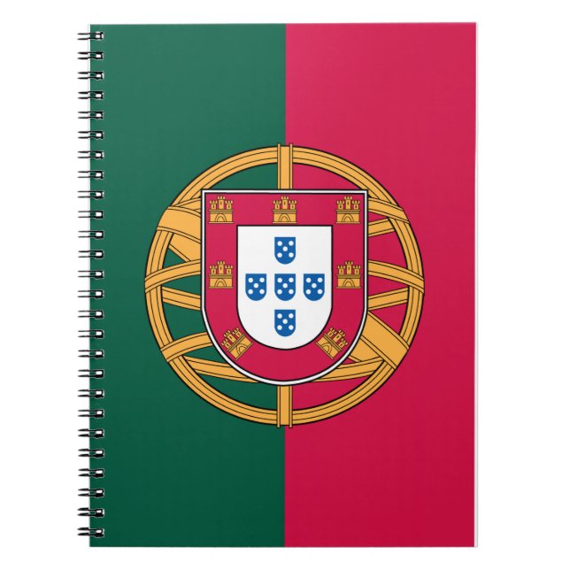 Portugiesische Flagge Notizblock (Vorderseite)