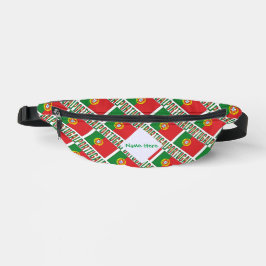 Portugiesische Flagge - Personalisiert Bauchtasche