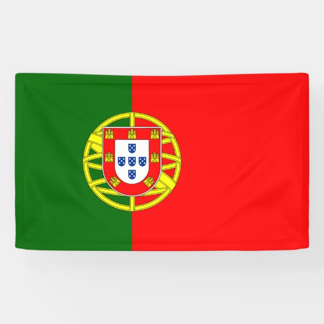 Portugiesische Flagge (Portugal) Banner (Horizontal)