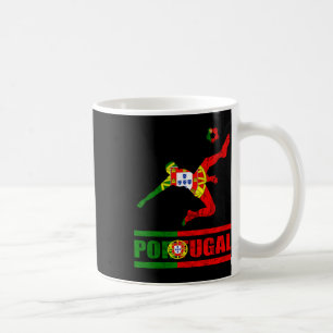 Portugiesische Flagge Portugal Fußball Portugiesis Kaffeetasse