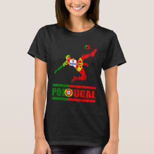 Portugiesische Flagge Portugal Fußball Portugiesis T-Shirt