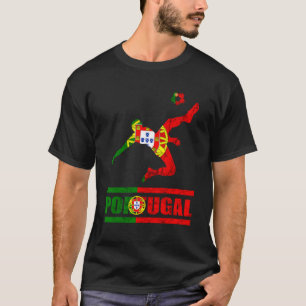 Portugiesische Flagge Portugal Fußball Portugiesis T-Shirt