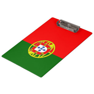 Portugiesische Flagge (Portugal) Klemmbrett
