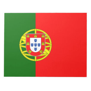 Portugiesische Flagge (Portugal) Notizblock